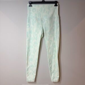 🏷️NWOT NEW DSG 7/8 Ultra High Rise Tight Momentum Tonal Leopard Mint Leggings S